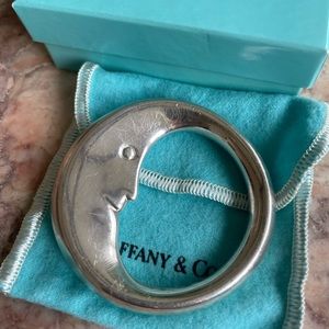 Tiffany & Co moon baby rattle